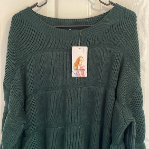 PRETTYGARDEN Women's Fall Sweater Casual Crew
Neck Pullover Long Puff Sleeve - Picture 2 of 12